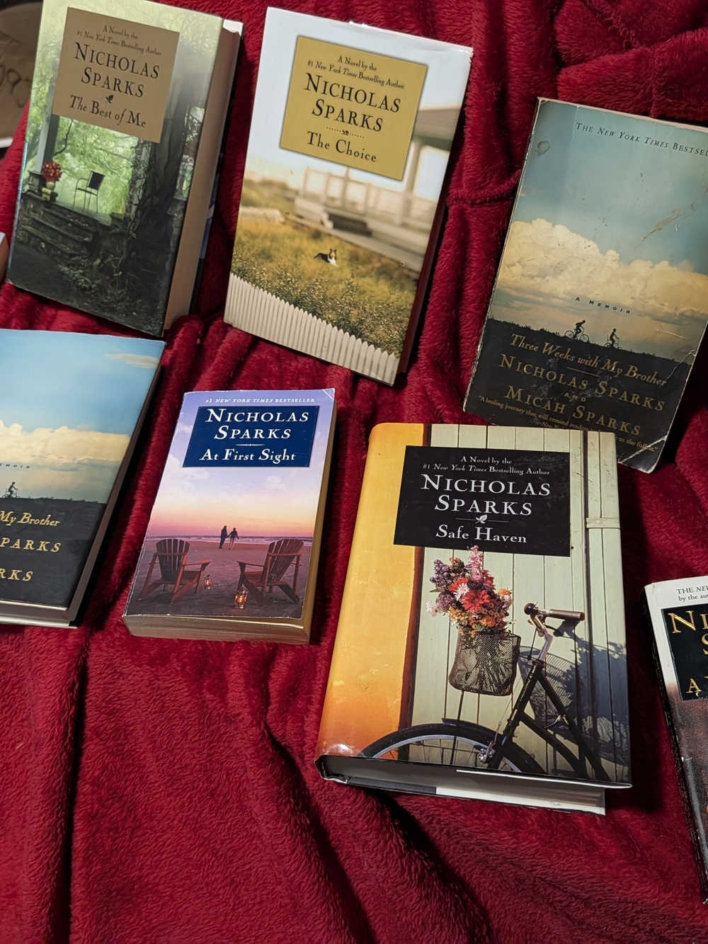 Nicholas Sparks Book Lot of 8 – Hardcovers & Paperbacks